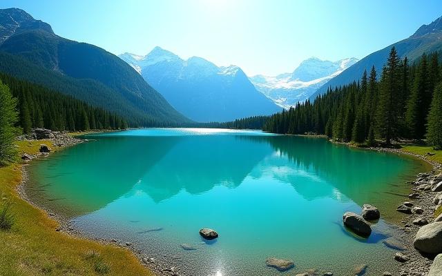 Bergsee in den Pyrenäen