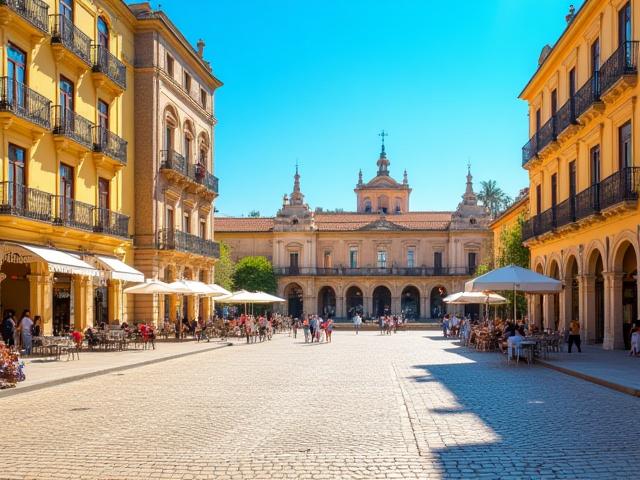 Blick auf die Basilica del Pilar in Zaragoza