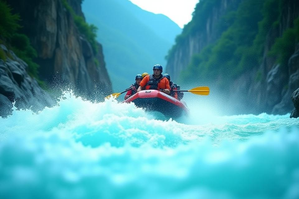 Rafting in den Pyrenäen